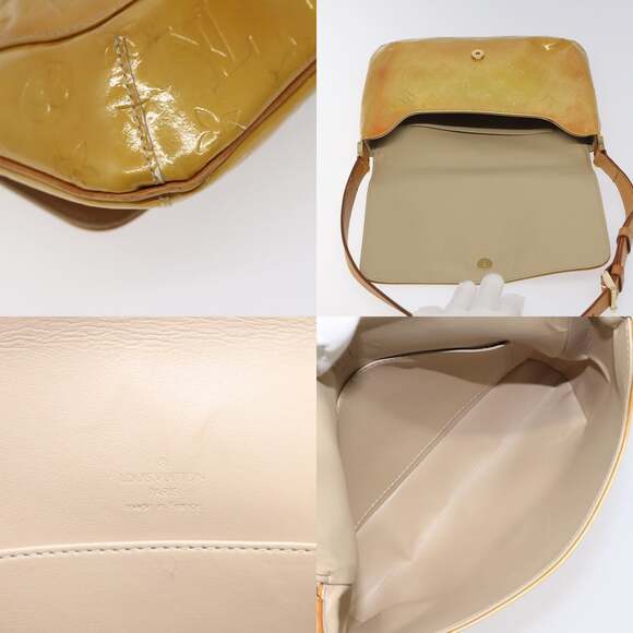 LOUIS VUITTON Monogram Vernis Thompson Street Bag Beige M91301 - Picture 11 of 12